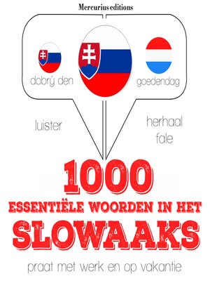 cover image of 1000 essentiële woorden in het Slowaaks